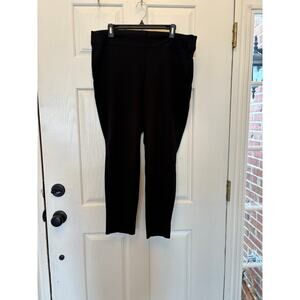 Ophelia Roe Pull On Black Dress Pants Size XL